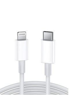 Generic 1 Meter USB-C to Lightning Cable, Fast PD Charging and High-Speed Sync Compatible with iPhone X/XS/XR/XS Max/8/8 Plus, iPad Pro 2017, and More  - Image 1