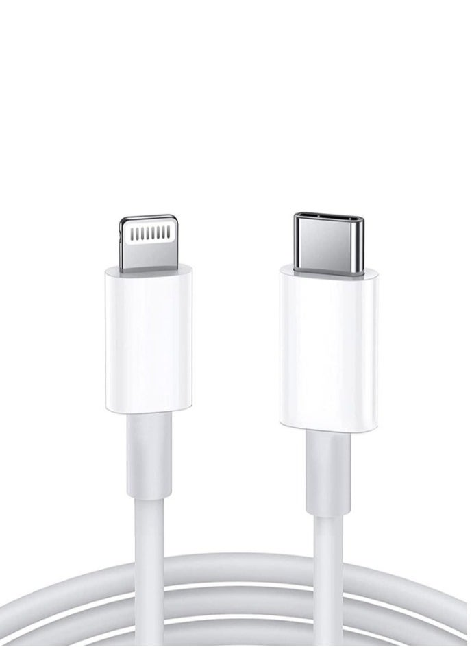 Generic 1 Meter USB-C to Lightning Cable, Fast PD Charging and High-Speed Sync Compatible with iPhone X/XS/XR/XS Max/8/8 Plus, iPad Pro 2017, and More  - Image 1