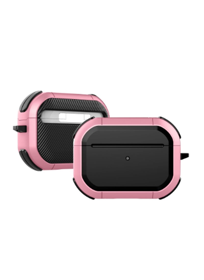 Generic - Black And Pink Airpods Pro 2nd Generation Protective Case Anti-Fall Soft Silicone Protective Case, Protective Earphone Box Bluetooth Earphone Case - Image 1