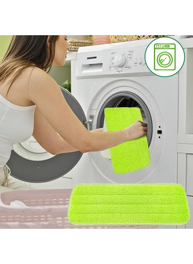 Microfiber Mop Floor Cleaning Flat Mop, Mop Cloth, Comes With 2 Reusable and Washable Mop Pads, Suitable for Wet Mopping and Vacuum Cleaning of Hardwood Floors, Vinyl Floors and Tile Floors. - Image 2
