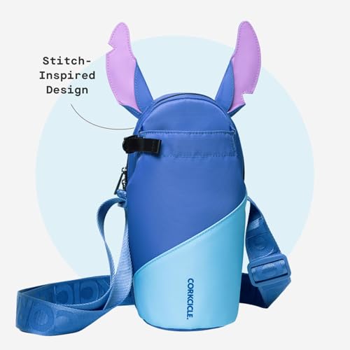 Corkcicle Crossbody Water Bottle Sling Bag - Adjustable Strap - Padded Interior Pocket - Fits 16 oz to 40 oz Tumblers - Summer Drinkware Gift - Stitch - Image 5