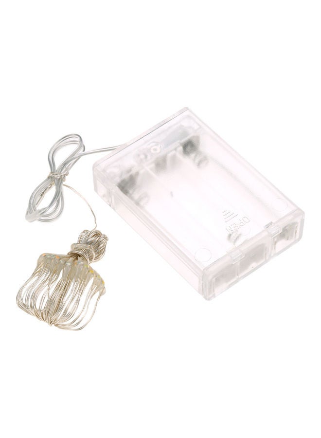 NIBEMINENT 30 LED Battery Powered Fairy String Light Set Blue  - Image 3