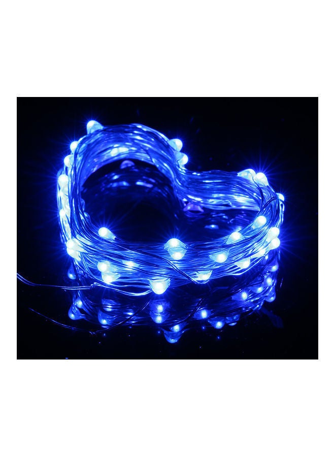 NIBEMINENT 30 LED Battery Powered Fairy String Light Set Blue  - Image 2