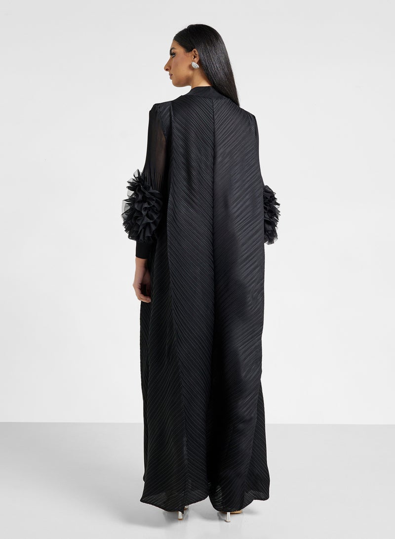 Khizana Dress With Exaggerated 3D Sleeve Floral - Image 2