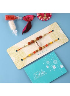 VOYLLA VOYLLA Set Of Two Spirtiual Rakhi With Roli Chawal Pack -Rakhi For Brother  - Image 5