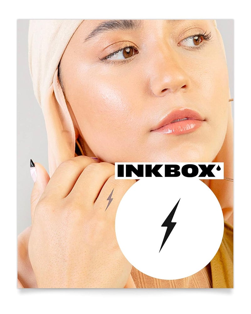 inkbox Inkbox Temporary Tattoos, Semi-Permanent Tattoo, One Premium Easy Long Lasting, Water-Resistant Temp Tattoo with For Now Ink - Lasts 1-2 Weeks, Kifuka, 2 x 2 in 