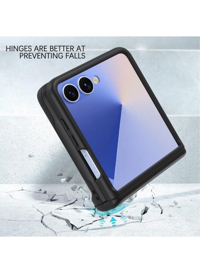 general for Samsung Galaxy Z flip 6/ Z FLIP 7 FE Shockproof Wallet Card Holder HARD Case Cover - Image 2