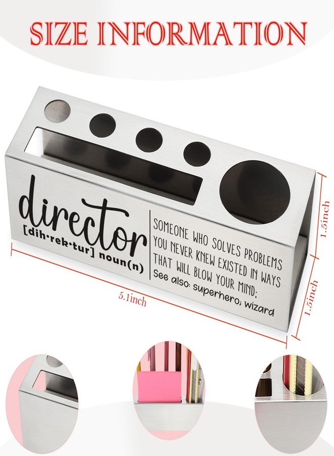YODOCAMP Director Gifts, Thank You Gifts for Directors Pen and Pencil Holder for Desk, Appreciation Gift for Leaders, Inspirational Desk Organizer for Office Recognition TZC86 - Image 4