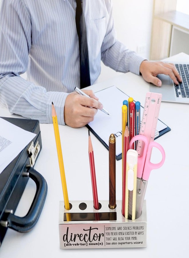 YODOCAMP Director Gifts, Thank You Gifts for Directors Pen and Pencil Holder for Desk, Appreciation Gift for Leaders, Inspirational Desk Organizer for Office Recognition TZC86 - Image 5