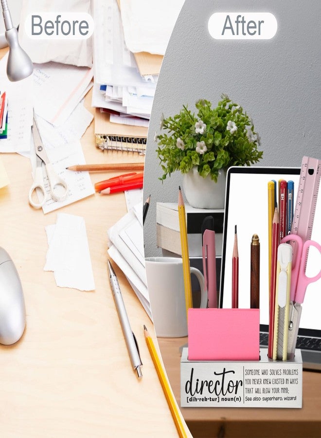 YODOCAMP Director Gifts, Thank You Gifts for Directors Pen and Pencil Holder for Desk, Appreciation Gift for Leaders, Inspirational Desk Organizer for Office Recognition TZC86 - Image 3