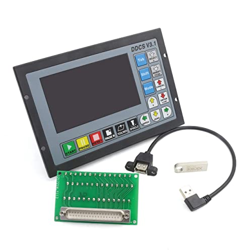 CNCTOPBAOS 4 Axis CNC Motion Controller System,DDCSV3.1 Offline Stand Alone PLC,Servo Stepper Motor Driver Controller for CNC Router Lathe Milling Engraving Machine - Image 4