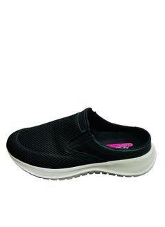 Moc toe open back -skyview Slip on Canvas mens Loafer