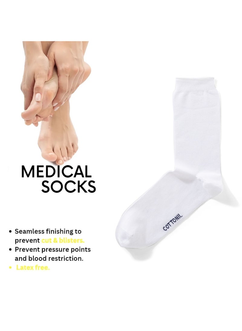COTTONIL Pack Of 2 Medical Socks For Diabetics  - Image 1
