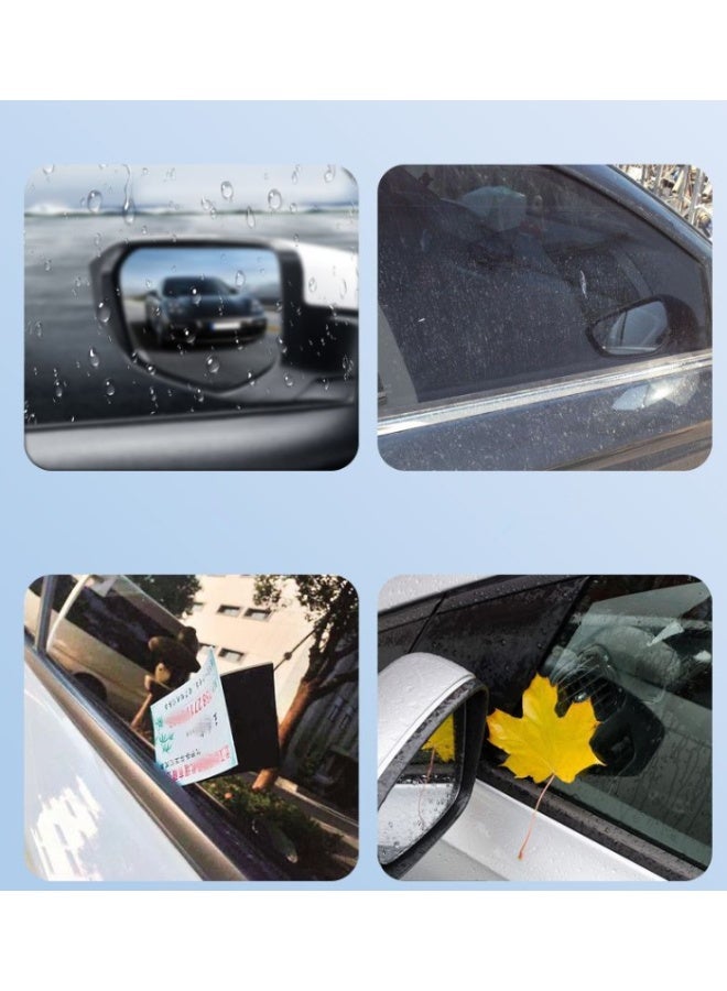 2-Piece Car Side Window Wiper Blade Replacement Tape, Adjustable Blades without Bone, Frameless Rubber Windscreen Wiper Tape for most cars, buses and trucks (Black, 14) - Image 4