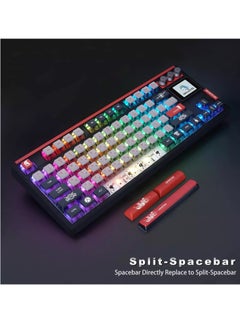 GK87 PRO RGB Gaming Mechanical Keyboard - Three Mode Wireless,Bluetooth & Wired - Gateron Red Switch - Hot Swappable (Spartan) - pzsku/Z1432F576DC9EBD3722EDZ/45/_/1734096813/360f37f7-c303-4304-aec0-94cd4a5a32da