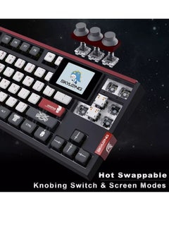 GK87 PRO RGB Gaming Mechanical Keyboard - Three Mode Wireless,Bluetooth & Wired - Gateron Red Switch - Hot Swappable (Spartan) - pzsku/Z1432F576DC9EBD3722EDZ/45/_/1734096815/590d5688-9bda-4562-a981-27a16ca49ac1