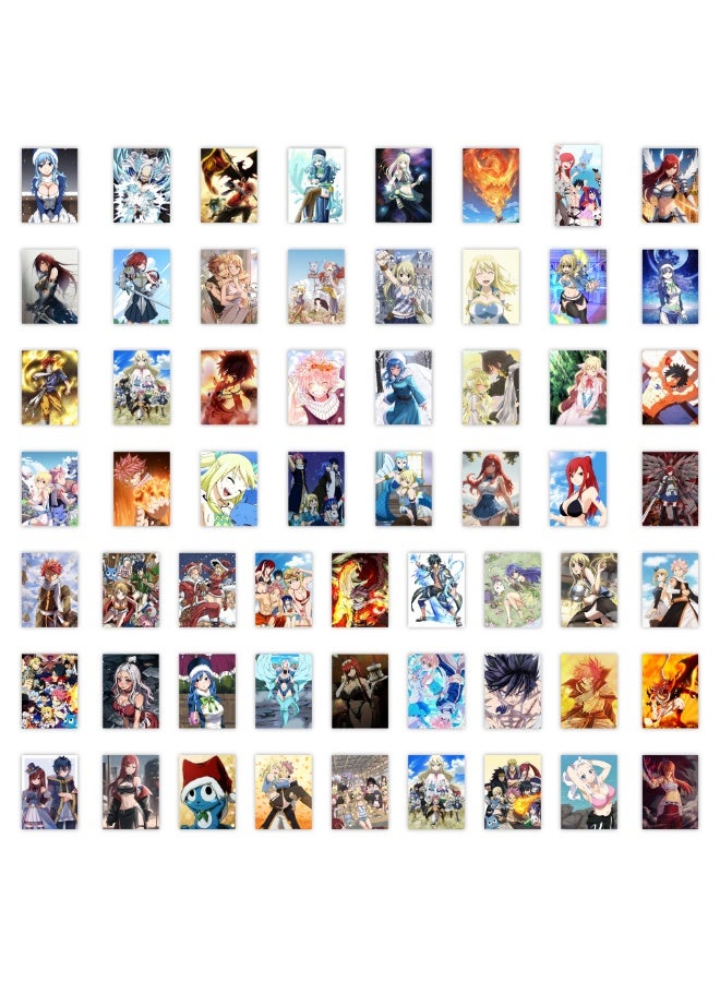 NIBEMINENT 63 Pcs Fairy Tail Deco Kit Waterproof Stickers, High Definition Printing Bright Colors, Suitable for Laptop Skateboard Luggage Water Bottle Guitar DIY - Image 3