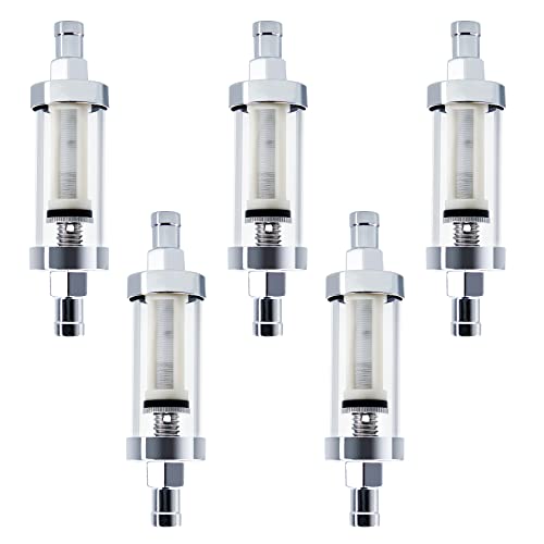 CarBole فلتر مضخة الوقود الشفاف CarBole 9748 عالمي 3/8" مدخل/مخرج - زجاج-5 قطع - Image 2