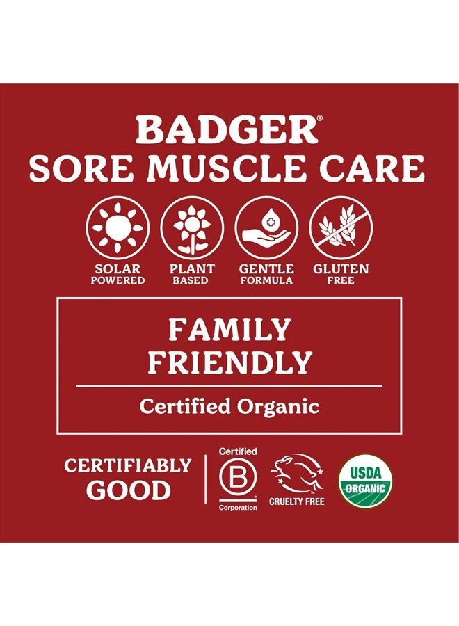 Badger زيت تدليك الأنسجة العميقة، زنجبيل مع أرنيكا وكايين، زيت تدليك عضوي معتمد، دافئ ومهدئ، زيت تدليك للعضلات المؤلمة، زيوت أساسية، 4 أونصات - Image 4