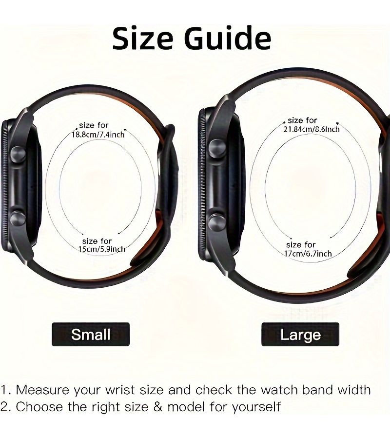 Blue 22mm Silicone Sport Bands For Smartwatch Models 7 4 3 5 Pro 6 Classic Gear S3 GT 2E And 3 Men And Women Fitness Replacement Strap - Image 2