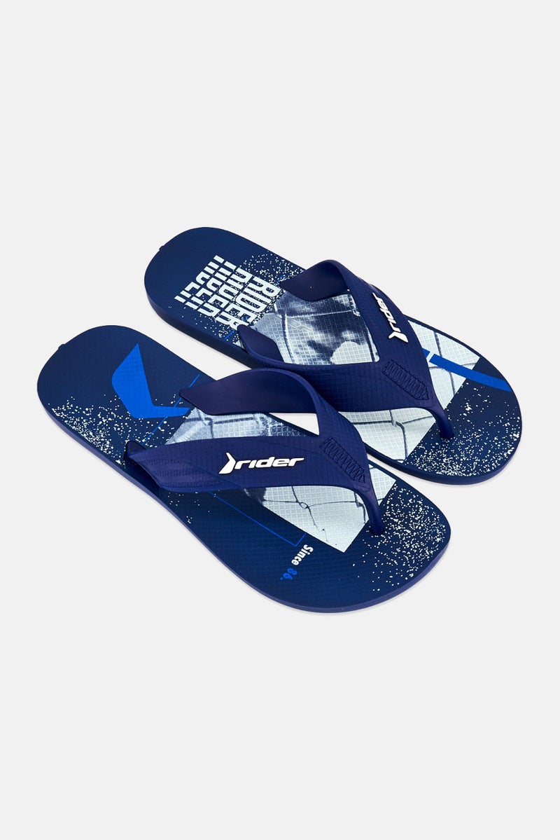RIDER Men Way Dedo Slip On Slippers, Blue - Image 2