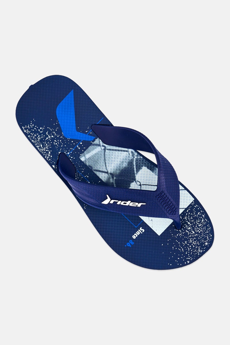 RIDER Men Way Dedo Slip On Slippers, Blue - Image 3