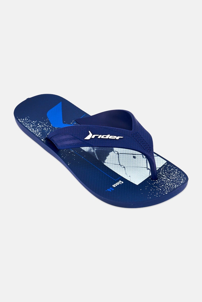 RIDER Men Way Dedo Slip On Slippers, Blue - Image 1