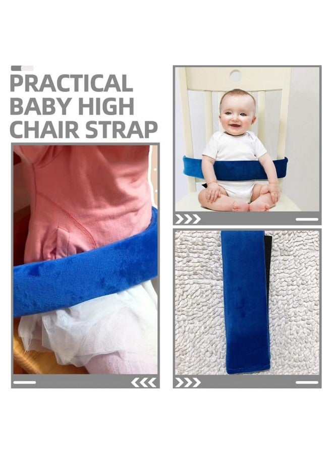 Toyvian Chair Straps: Universal Safety Strap, Adjustable Harness Replacement - Easy to Use & Clean - Highchair Harness for Baby Infant Toddlers, Safety Belt for Dining Travel(Blue) - Image 4