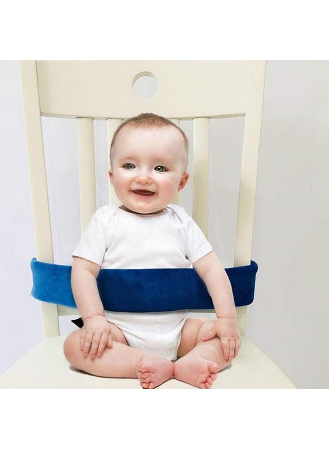 Toyvian Chair Straps: Universal Safety Strap, Adjustable Harness Replacement - Easy to Use & Clean - Highchair Harness for Baby Infant Toddlers, Safety Belt for Dining Travel(Blue) - Image 2