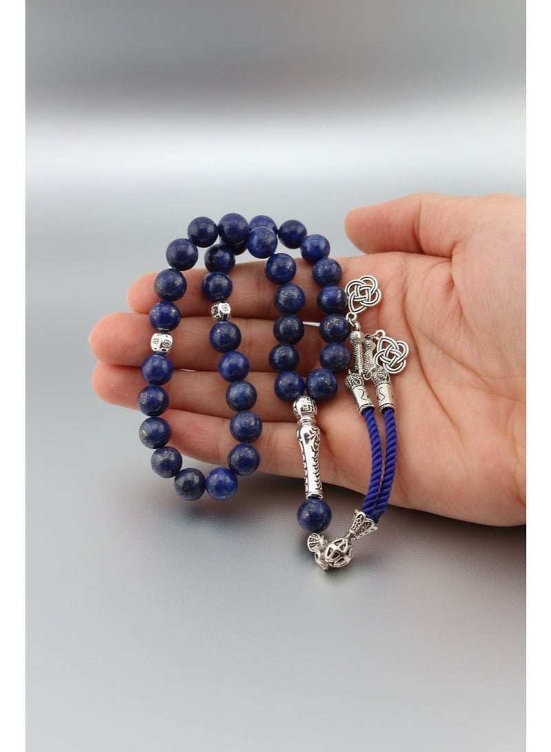 Kamins Collection Premium Round Lapis Prayer Beads - Image 5
