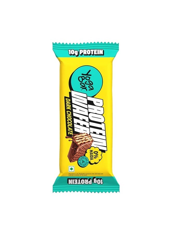 Yogabar 10gprotein  Wafer Bar | Dark Chocolate, 40g - Image 2