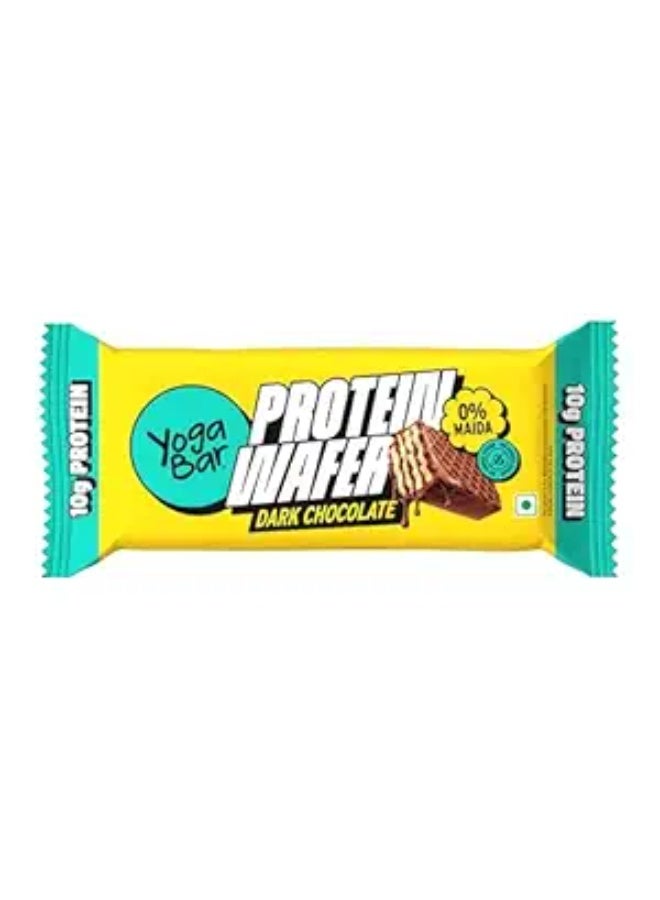 Yogabar 10gprotein  Wafer Bar | Dark Chocolate, 40g - Image 1