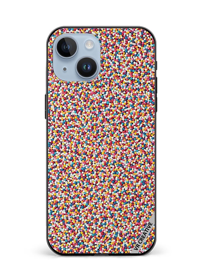 في آر كرييتيف غطاء حماية لهاتف ابل ايفون 15 بتصميم متعدد الالوان - Image 1