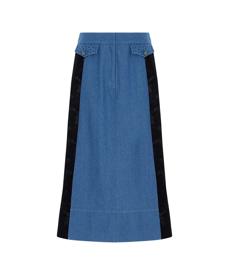 Ipekyol  Mixed Color-Block Skirt for Women | Best Price UAE
