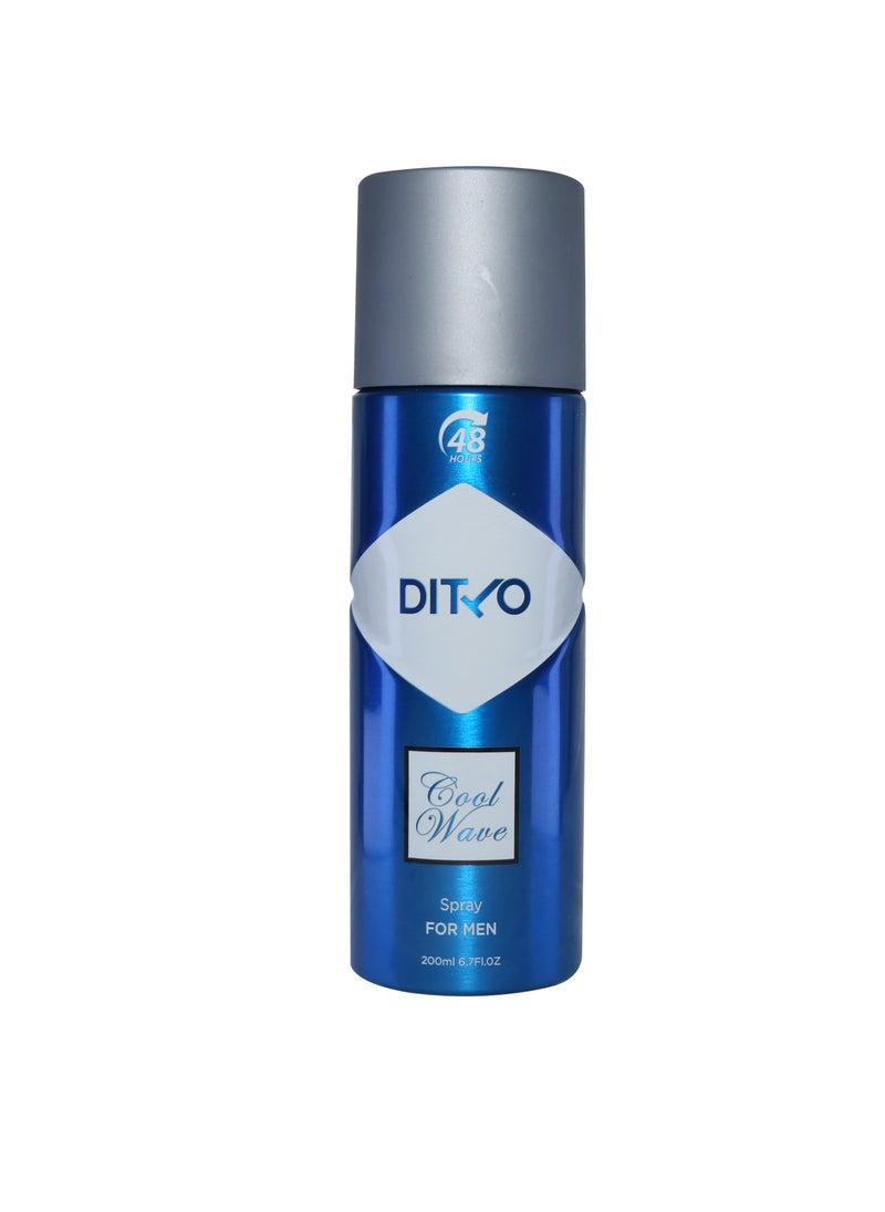Ditto - Cool Wave Perfume Spray For Men 200ml - Image 1