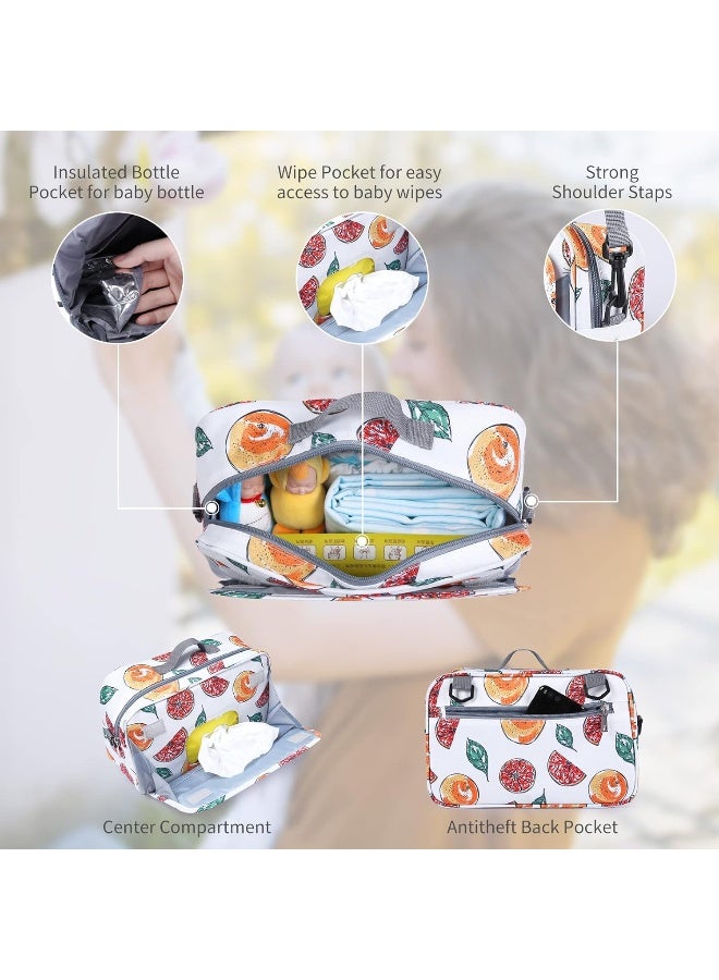 GOGOSO Non-Slip Stroller Organizer Bag for Diapers with Insulated Pocket - Image 2
