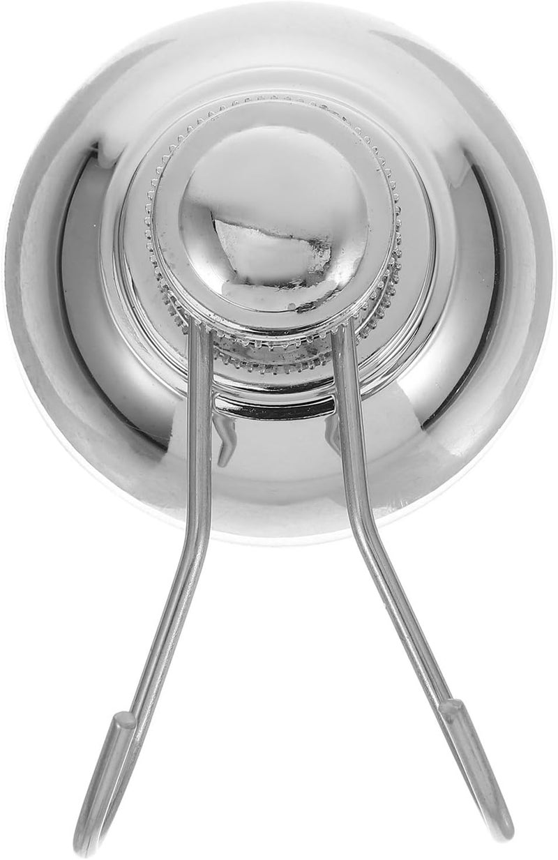 Wall-Mounted Stainless Steel Suction Cup Hook, Universal Bathroom and Kitchen Hanger for Towels and Clothes, Vacuum Seal Hook for Shower and Room Organization - Image 1