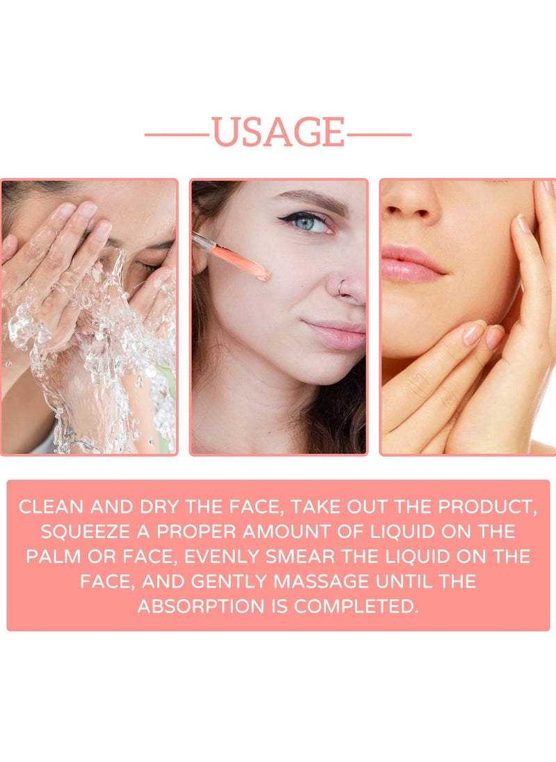 Jaysuing - 5 In 1 Moisturizing Whitening Facial Serum, With Hyaluronic Acid Niacinamide Collagen Vitamin , Fast Absorbing Dark Spot Corrector Serum, Anti Wrinkles SerumFor Age Defying Beauty 30ml - Image 1