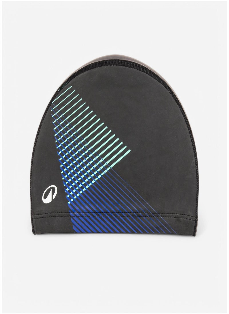 NABAIJI NABAIJI by DECATHLON, Coated Fabric Swim Cap M Soft & Stretchable Tria Black  - Image 3