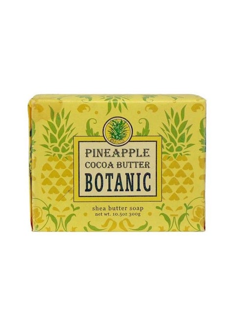 Shea Butter Soaps With Essential Oils And Natural Extracts 10.5 Ounce Block Soap Bar (Pineapple Cocoa Butter)