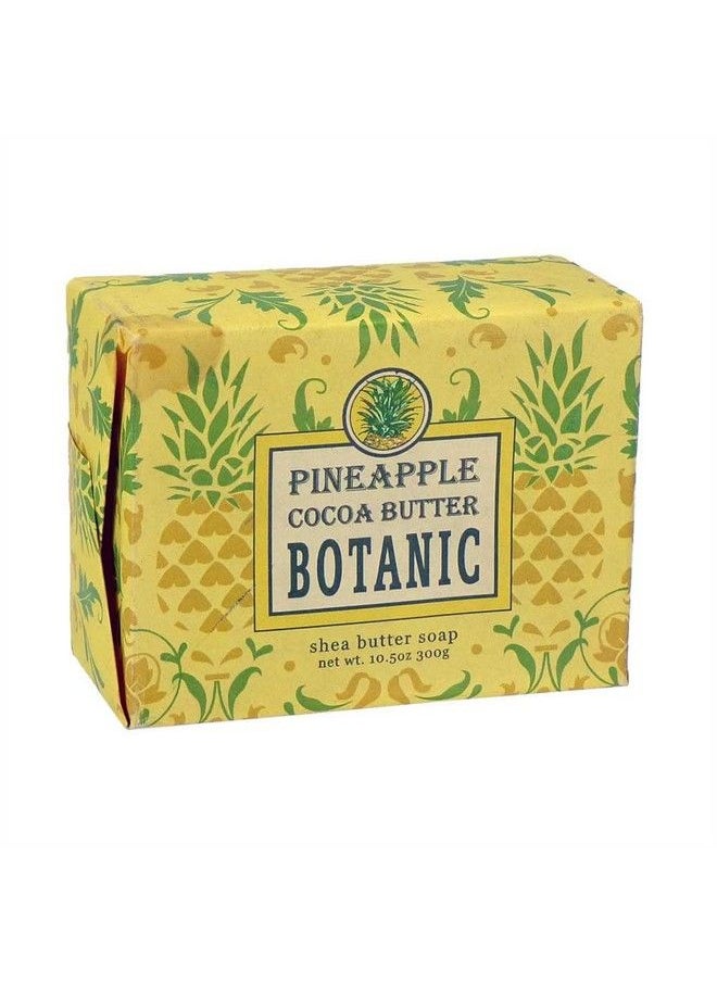 Shea Butter Soaps With Essential Oils And Natural Extracts 10.5 Ounce Block Soap Bar (Pineapple Cocoa Butter)
