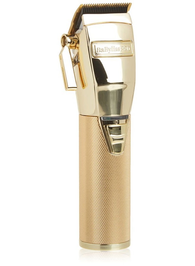 BaBylissPRO Barberology Hair Clipper For Men FX870G GOLDFX Cord/Cordless Professional Hair Clipper - Image 1