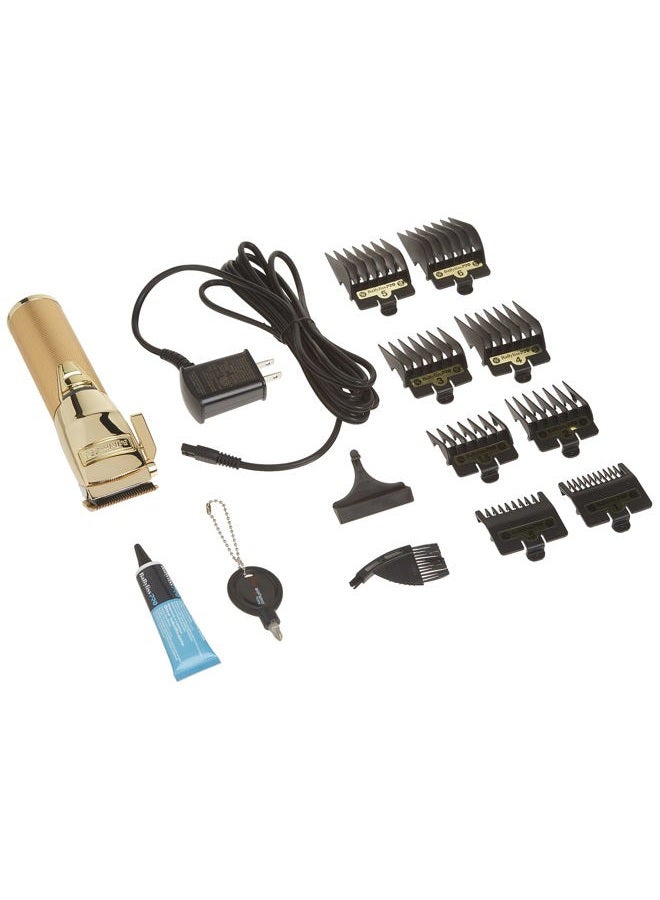 BaBylissPRO Barberology Hair Clipper For Men FX870G GOLDFX Cord/Cordless Professional Hair Clipper - Image 5