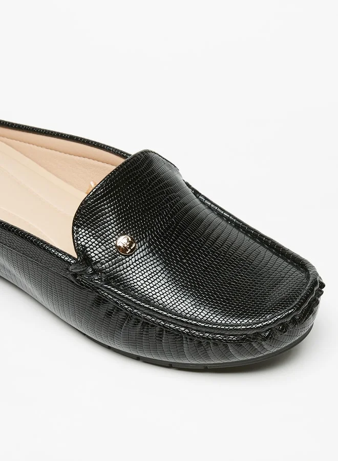 Flora Bella By Shoexpress Women's Textured Slip-On Mules