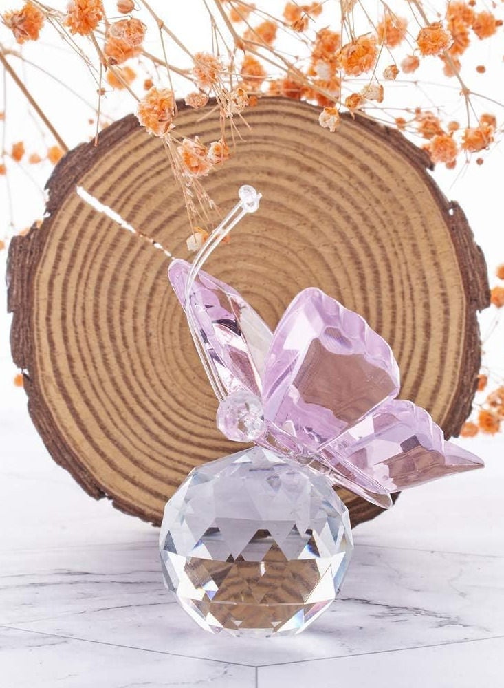 GROWSTEADY Crystal Butterfly Paperweight Figurine for Home Decor or Birthday Gift - Image 3