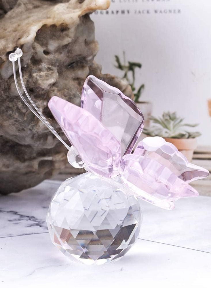 GROWSTEADY Crystal Butterfly Paperweight Figurine for Home Decor or Birthday Gift - Image 2
