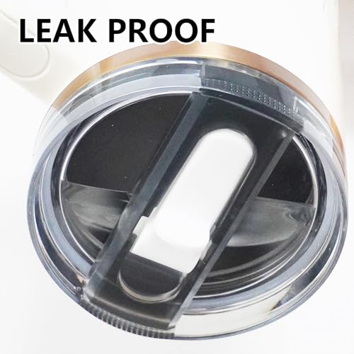 Dreamfocus 40 oz Leak Proof Flip Straw Lid Replacement for Stanley 40 oz Quencher H2.0 and ProTour Tumbler - Image 3