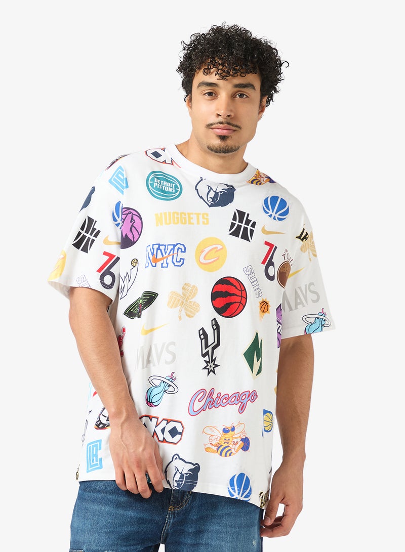 Nike Nba T31 All-Over Print Short Sleeve T-Shirt - Image 1