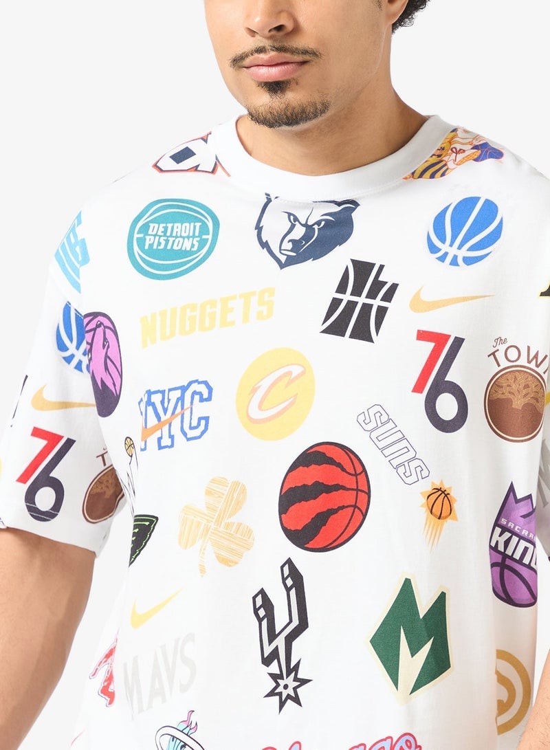 نايكي تيشيرت بأكمام قصيرة بطباعة شاملة - Image 3