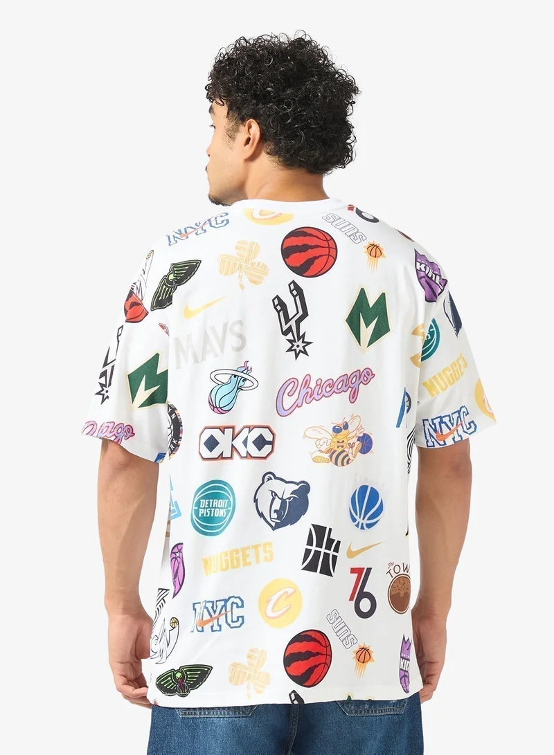 Nike Nba T31 All-Over Print Short Sleeve T-Shirt